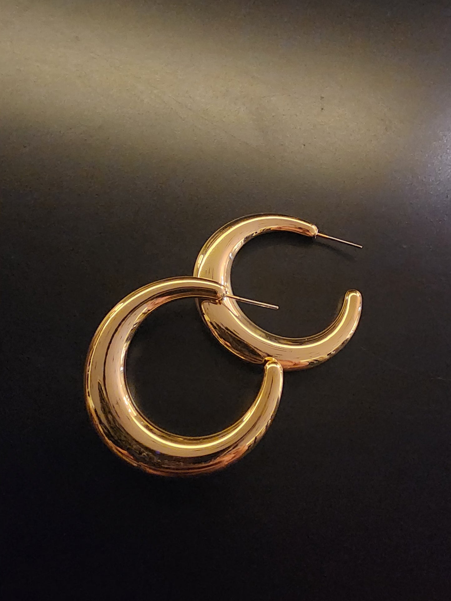 Gold basic half hoops