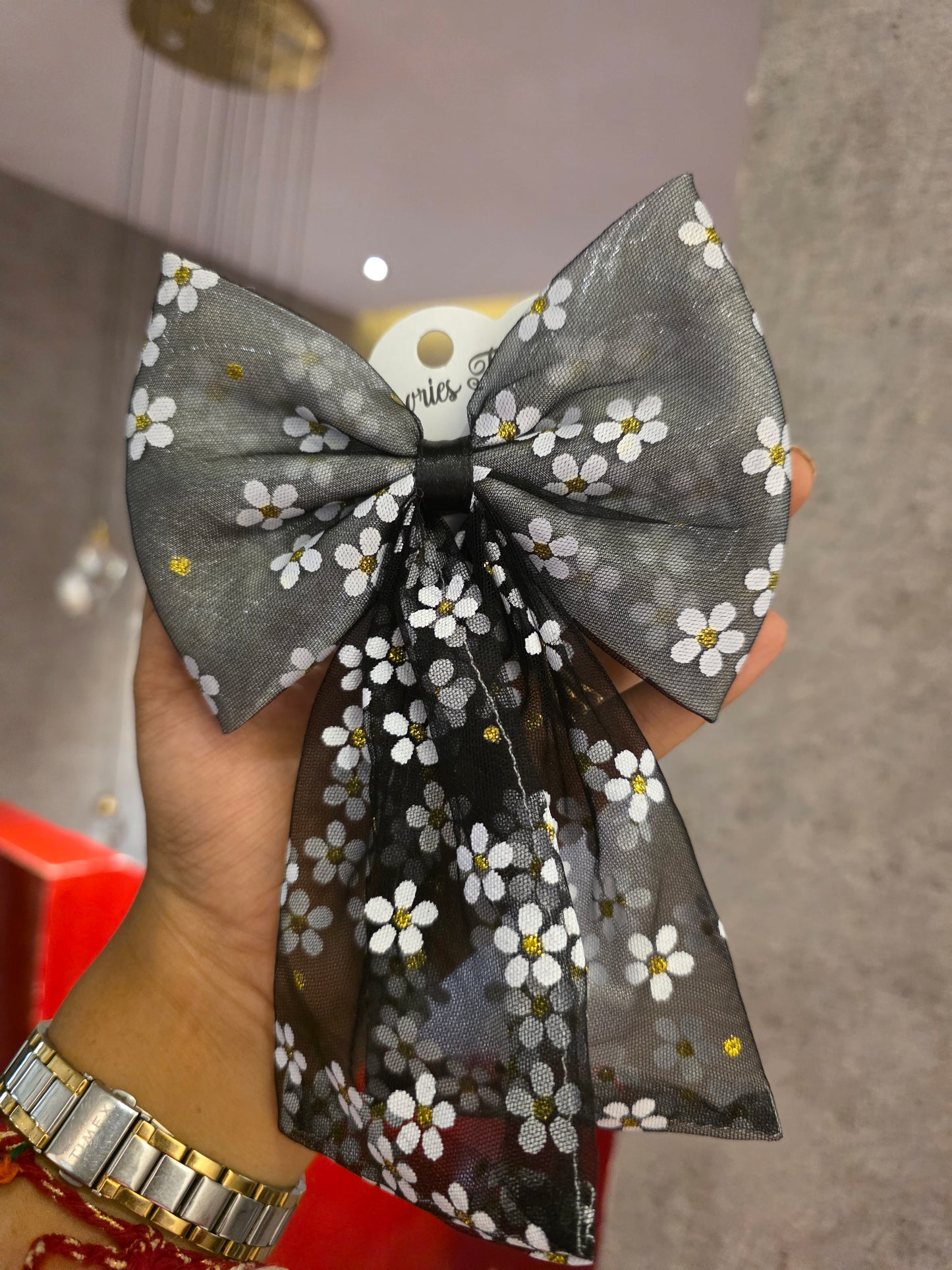 Floral Printed Bows 🎀
