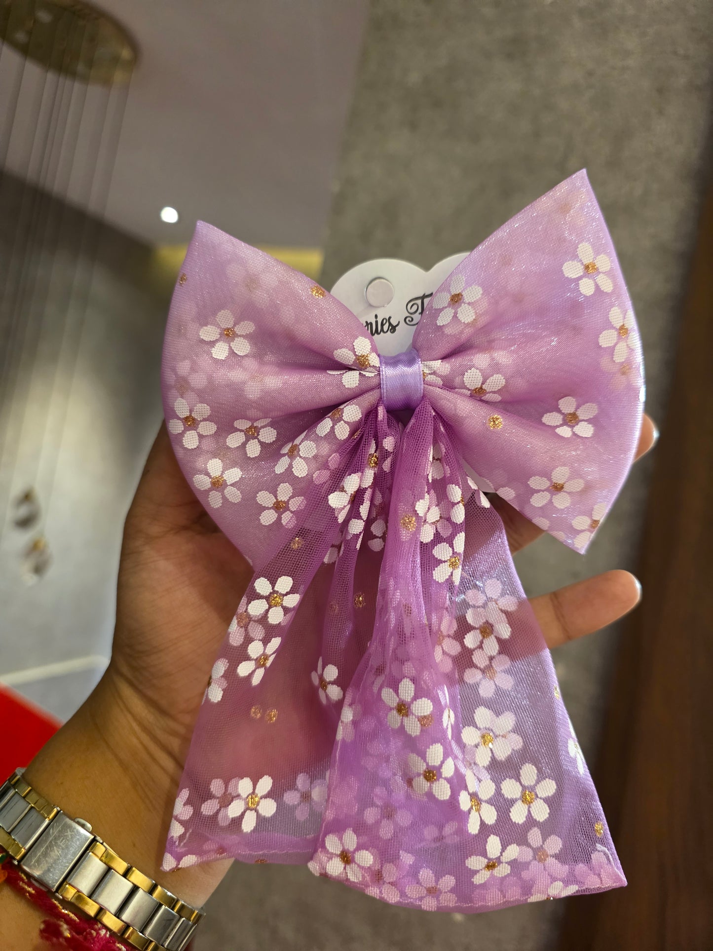 Floral Printed Bows 🎀