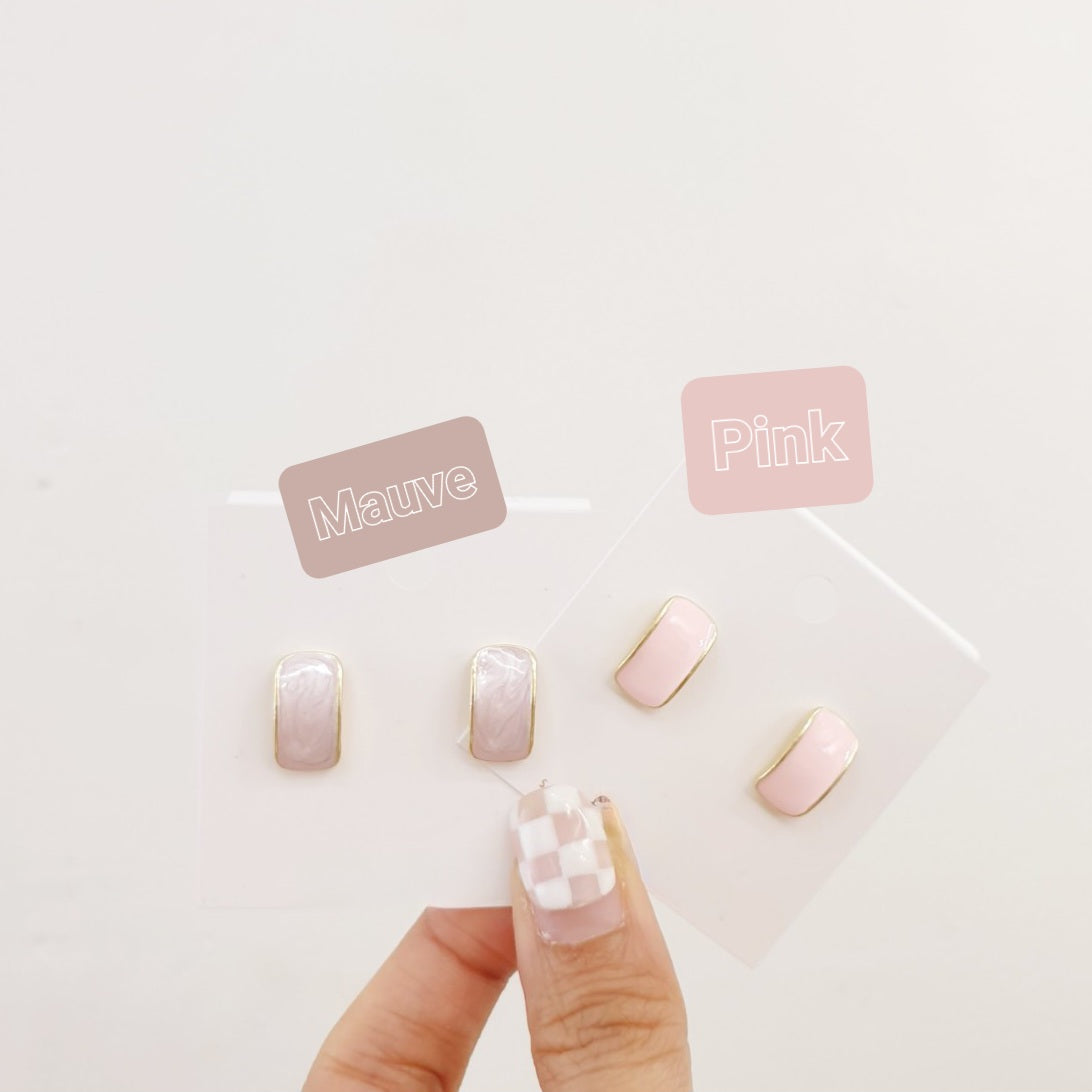 Pastel Enamel Everyday Studs