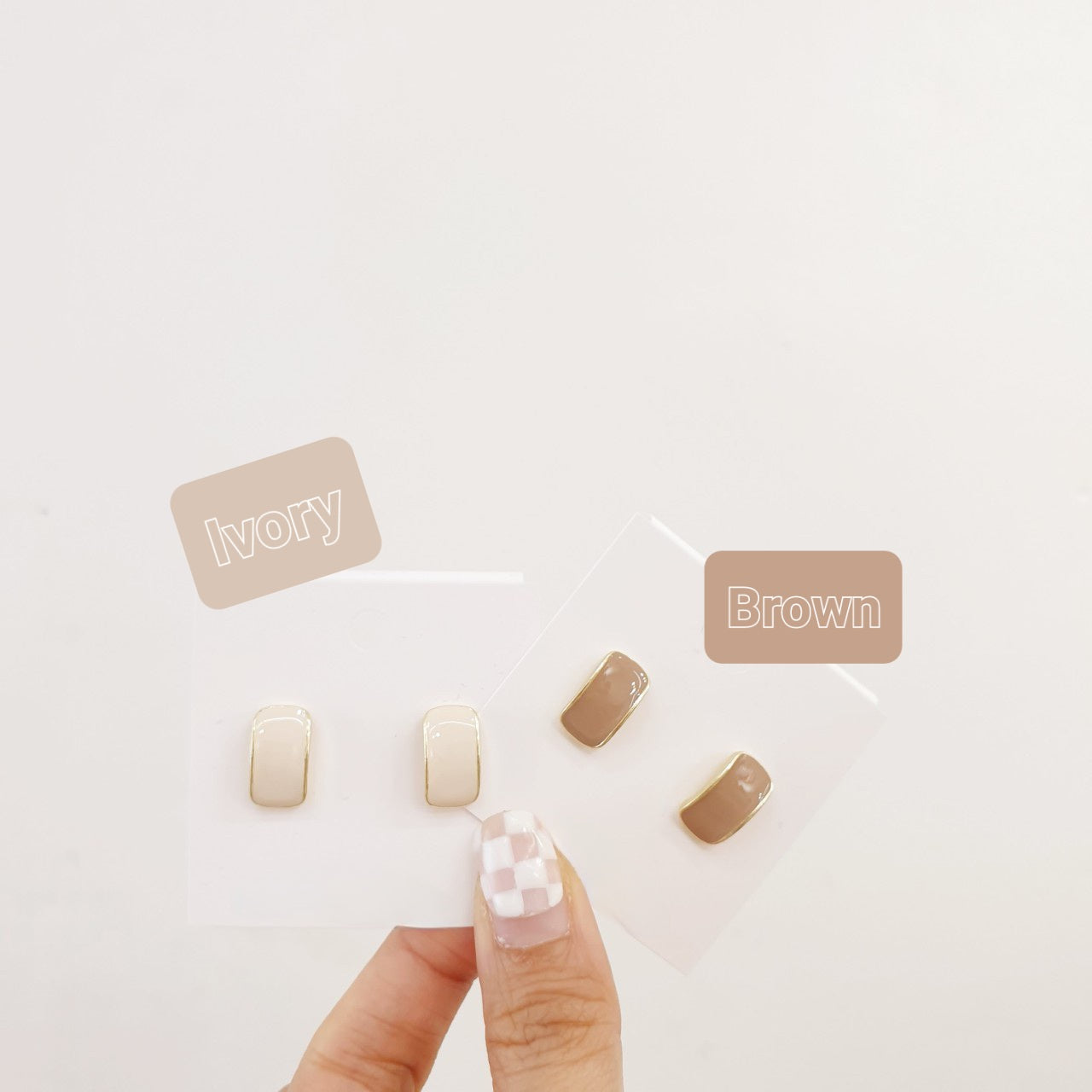 Pastel Enamel Everyday Studs