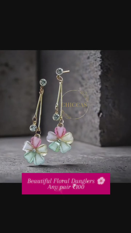 Floral Danglers