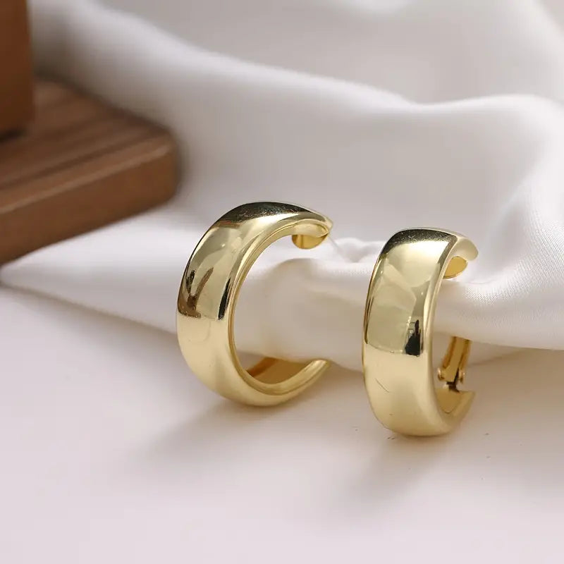Madhubala Wide Hoop Earrings